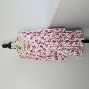 Meaveor Floral Dress Long Sleeve Size Extra Large